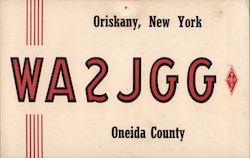 WA2JGG Oneida County Postcard