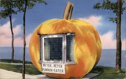 Peter-Peter Pumpkin-Eater, Children's Zoo on Mill Mountain Roanoke, VA Postcard Postcard Postcard