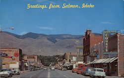 Greetings from Salmon, Idaho Postcard Postcard Postcard