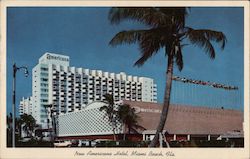 New Americana Hotel - Bel Harbour Postcard