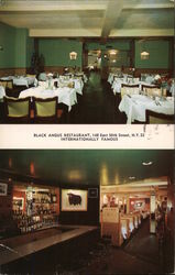 Black Angus Restaurant New York City, NY Postcard Postcard Postcard