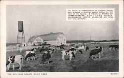 The Guilford County Dairy Farm Postcard