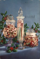 Christmas candies - B&B Gift Shop Postcard