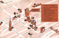 Abbey Hotel New York, NY Postcard Postcard Postcard