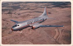 American Airlines Jet Postcard