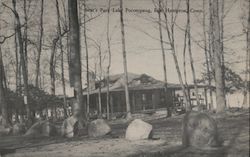 Sear's Park Lake Pocotopaug Postcard