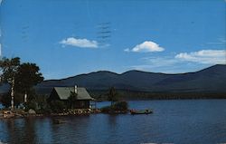 Saddleback Lake and Mountain Postcard