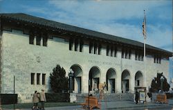 Street View of Post Office Postcard