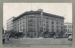 Ostego Hotel Jackson, MI Postcard Postcard Postcard