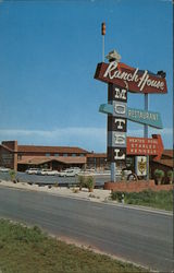 Ranch House Motel Postcard