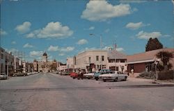 Main Street Marfa, TX Postcard Postcard Postcard