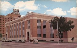 US Post Office, US Courthouse and Street Scene Abilene, TX Postcard Postcard Postcard