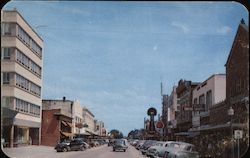 Water Street, Looking South Kerrville, TX Postcard Postcard Postcard