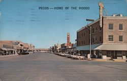 Pecos - Home of the Rodeo Texas Postcard Postcard Postcard