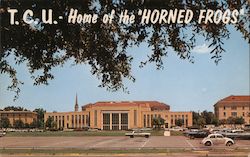 T.C.U. - Home of the "Horned Frogs" Postcard