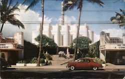 Waikiki Theatre Hawaii Postcard Postcard Postcard