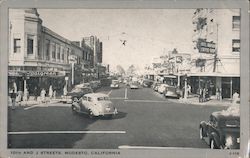 10th and J Streets Postcard