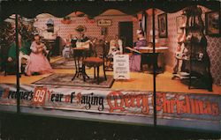 Christmas Window at Breuner's Postcard