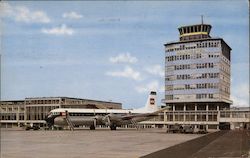 View of Airport Postcard