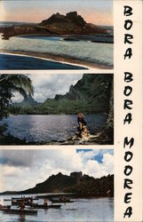 Bora Bora Moorea Postcard