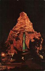 Matterhorn at Night Anaheim, CA Postcard Postcard Postcard