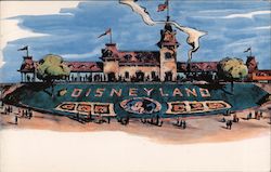 The Disneyland Entrance Postcard