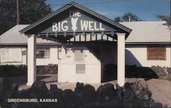 The World's Largest Hand-Dug Well Greensburg, KS Postcard Postcard Postcard