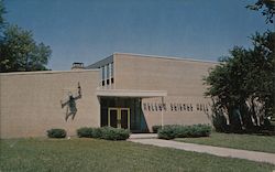Nelson Science Hall Bethany College Postcard