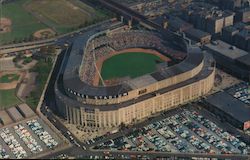 Airview of Yankee Stadium - 161st Street & River Avenue Postcard