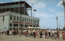 Kansas City Municipal Stadium - Home of the Athletics Missouri Postcard Postcard Postcard