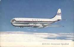 B.O.A.C. Stratocruiser Speedbird Postcard