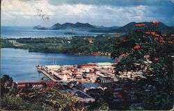 The Caribbean - Pan American World Airways St. Lucia Caribbean Islands Postcard Postcard Postcard