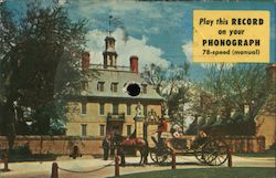 Souvenir Record of Williamsburg Postcard