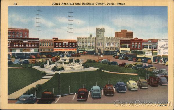 Plaza Fountain and Business Center Paris Texas