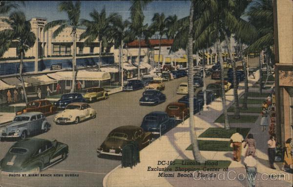 Lincoln Road, Exclusive Shopping Center Miami Beach Florida