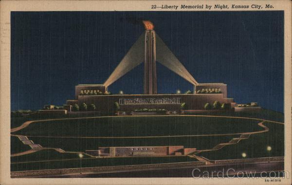Liberty Memorial by Night Kansas City Missouri