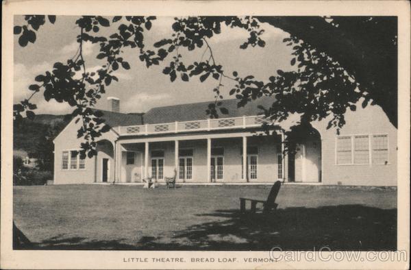 Little Theatre Bread Loaf Vermont