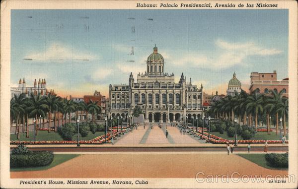 President's House, Missions Avenue Havana Cuba