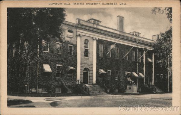 University Hall, Harvard University Cambridge Massachusetts