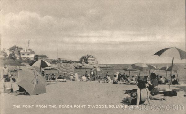 The Point from the Beach, Point O'Woods South Lyme Connecticut