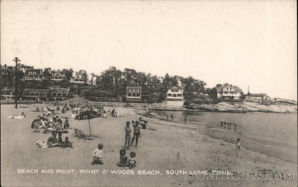 Beach and Point, Point O' Woods Beach South Lyme Connecticut