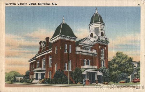 Screven County Court House Sylvania Georgia