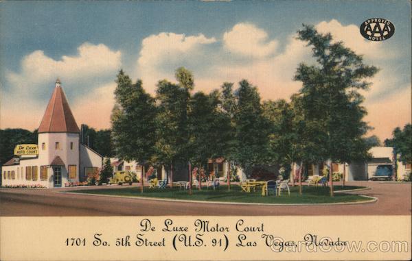De Luxe Motor Court Las Vegas Nevada