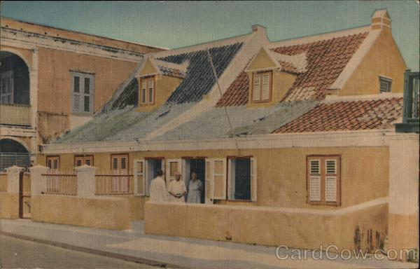 Curacao Houses Willemstad Caribbean Islands