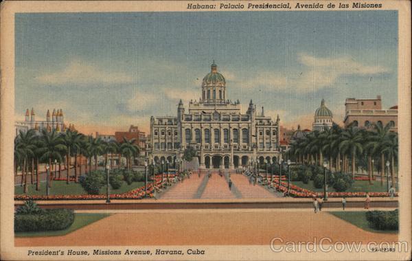 President's House, Missions Avenue Havana Cuba