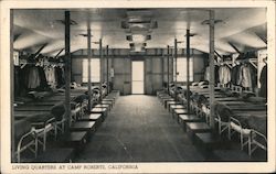 Living Quarters at Camp Roberts San Miguel, CA Postcard Postcard Postcard