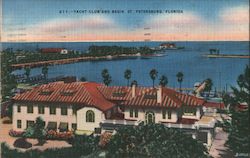 Yacht Club and Basin Postcard