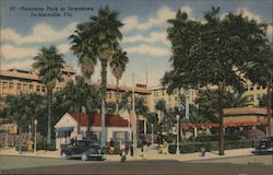 Hemming Park in Downtown Postcard