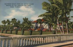 Bayfront Estate Miami, FL Postcard Postcard Postcard