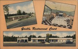 Gault's Restaurant Court Postcard